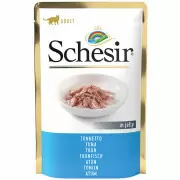 Schesir Tuna -  Тунец в желе консервы для котов, пауч 85г