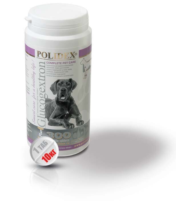 витамины для собак polidex glucogextron plus