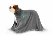 Show Tech+ Dry Dude Intermediate Grey Bathrobe Полотенце из микрофибры для собак