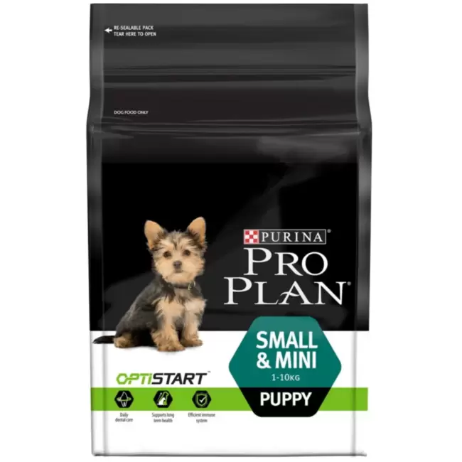 Pro Plan Small and Mini Puppy - Сухой корм с курицей и рисом для щенков мелких пород, 3 кг