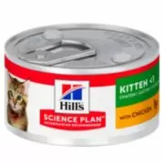 Hills Science Plan Feline Kitten - мусс для котят с курицей и индейкой, 82г