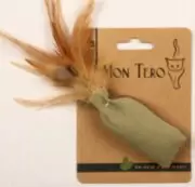 Mon Tero - Мешочек с перьями (эко-игрушка с кошачьей мятой для кошек)