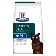 Hill's Prescription Diet Feline m/d - Лечебный корм при сахарном диабете и ожирении 