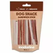 Inodorina Sandwich Stick Pollo/Merl Лакомства для собак - Курица и треска 80 г 