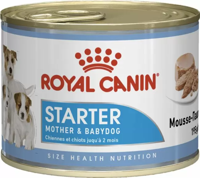 Royal Canin Starter Mother and Babydog Mousse - влажный корм для щенков и сук при беременности и лактации, 195 г