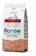 Monge Mini Adult - Корм с рисом и лососем для взрослых собак мелких пород