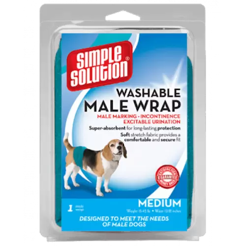 Simple Solution Disposable Male Wrap - Гигиенический пояс для кобелей, 12 шт