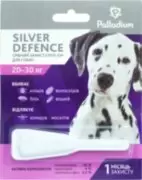 Palladium SILVER DEFENCE Капли на холку от блох, клещей и комаров для собак весом 20-30 кг, 1 пипетка 1