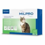 Virbac Milpro Антигельминтные таблетки для кошек на вес более 2 кг (1 таб.)