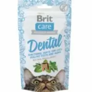 Brit Care Cat Snack Dental Лакомства для поддержания здоровья зубов у кошек с индейкой