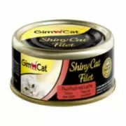 GimCat ShinyCat Filet Tuna Salmon -  Консерва с кусочками филе тунца и лосося для кошек, 70 г 