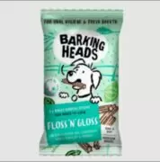 Barking Heads Floss N Gloss Medium - Лакомство для ухода за зубами собак средних и крупных пород 150 г