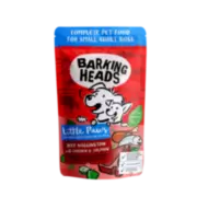 Barking Heads Little Paws mini - Beef Waggington & Chicken Wet - Влажный корм с говядиной и курицей, лососем для собак мелких пород - паучи 150 г