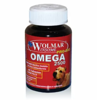 WOLMAR Pro Bio OMEGA 2500 синергический комплекс для собак крупных пород 100 табл.