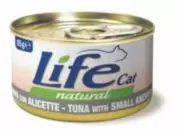 LifeCat - Влажный корм для кошек тунец с анчоусами 85 г