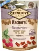 Carnilove Dog Crunchy Snack Mackerel with Raspberries - Лакомство со скумбрией и малиной для укрепления иммунитета взрослых собак всех пород, 200 г