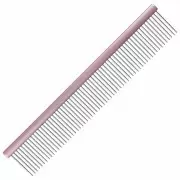 Groom Professional Spectrum Aluminium Comb Light Pink 25cm Алюминиевая расческа розовая 25 см