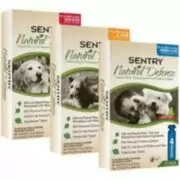 Sentry (Сентри) Natural Defense капли от блох и клещей для собак (1 пипетка)