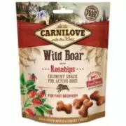 Carnilove Dog Crunchy Snack Wild Boar With Rosehips - Лакомство с диким кабаном и шиповником для восстановления собак, 200 г