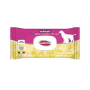 Inodorina Refresh Citronella - Влажные салфетки для ухода за животными (аромат Лемонграсса), 40 шт