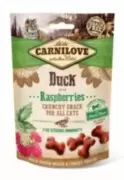 Carnilove Cat Crunchy Snack Duck with Raspberries - Лакомство с уткой и малиной для поддержания иммунитета котов и кошек всех пород 50 г