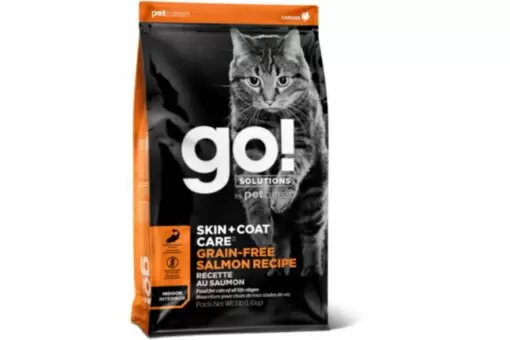 GO! SOLUTIONS Skin+Coat Care: Grain Free Salmon Recipe (30/14) - Беззерновой с лососем для котят и кошек