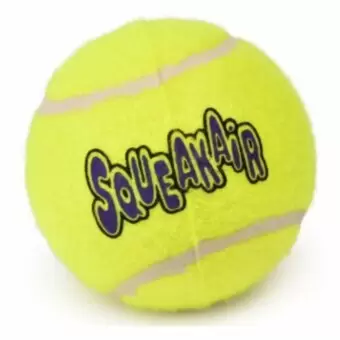 Kong SqueakAir Игрушка для собак Мяч теннисный с пищалкой (1 мяч)