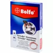 Animal Health Bolfo Ошейник инсектоакарицидный для кошек и собак малых пород. 35 см
