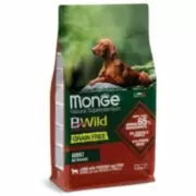 Monge Dog Grain Free  Сухой корм для взрослых собак всех пород, беззерновой, Ягненок с картофелем и горохом