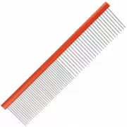 Groom Professional Spectrum Aluminium Comb 50/50 19cm - Orange Алюминиевая расческа оранжевая 19 см
