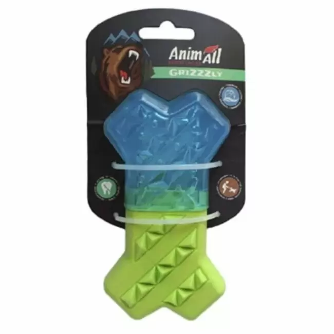 AnimAll GrizZzly - Игрушка для собак, косточка охлаждающая 