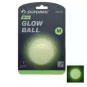Bronzedog Skipdawg Glow Ball - Игрушка для собак Светонакопительный мяч, 7 см