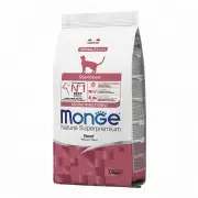 Monge Sterilised Monoprotein Beef – сухой корм с говядиной для стерилизованных кошек, 1.5 кг