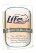 LifeCat - пауч для кошек с тунцом и белой рыбой (анчоусами) 70 гр