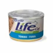LifeCat "LE RICETTE"- Влажный корм для кошек с тунцом 150 г