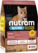 Nutram S1 Sound Balanced Wellness Natural Kitten Food - Корм для котят с курицей и лососем