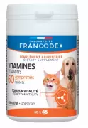 Laboratoire Francodex Vitamins Мультивитаминный комплекс для собак и котов (60 таблеток)