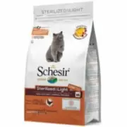 Schesir Cat Sterilized and Light сухой корм для стерилизованных и склонных к полноте кошек