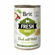 Brit Fresh Duck with Millet - Влажный корм с кусочками свежей уткой и пшеном, 400 г