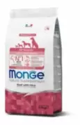 Monge Dog All breeds Puppy Junior Monoprotein Beef Rice Сухой корм для щенков всех пород говядина, рис 2.5 кг