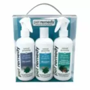 Pet Remedy 3-в-1 набор антистрессовой косметики для груминга: pre-wash спрей, шампунь, кондиционер 