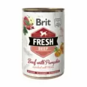 Brit Fresh Beef with Pumpkin - Влажный корм с кусочками свежей говядины и тыквой, 400 г