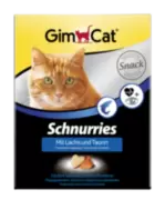 GimCat Schnurries Salmon and Taurine - Витаминные сердечки с лососем и таурином