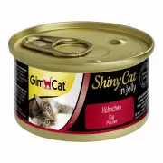 GimCat ShinyCat in Jelly Chicken -  Консервы для кошек с кусочками курицы в желе, 70 г