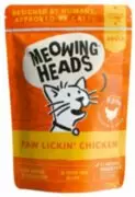 Meowing Heads Paw Lickin’ Chicken - Пауч "Куриное наслаждение" для кошек с курицей и говядиной. 100 грамм