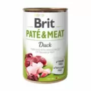 Brit Pate & Meat Dog Duck - Паштет с целыми кусочками утки и курицы, 400 г