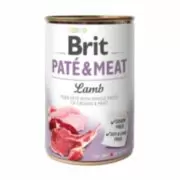 Brit Pate & Meat Dog Lamb - Паштет с целыми кусочками ягненка и курицы, 400 г