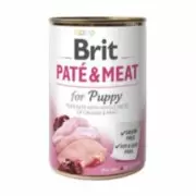 Brit Pate & Meat Puppy - Паштет с целыми кусочками курицы и индейки для щенков, 400 г