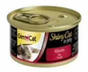 GimCat ShinyCat Filet Chicken - Консерва с кусочками филе курицы для кошек, 70 г