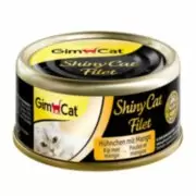 GimCat Shiny Cat Filet Chicken Mango - Консервы для кошек с курицей и манго, 70 г